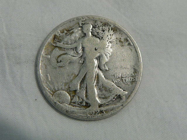 #C143  F 1923-S Silver Walking Liberty Half Dollar