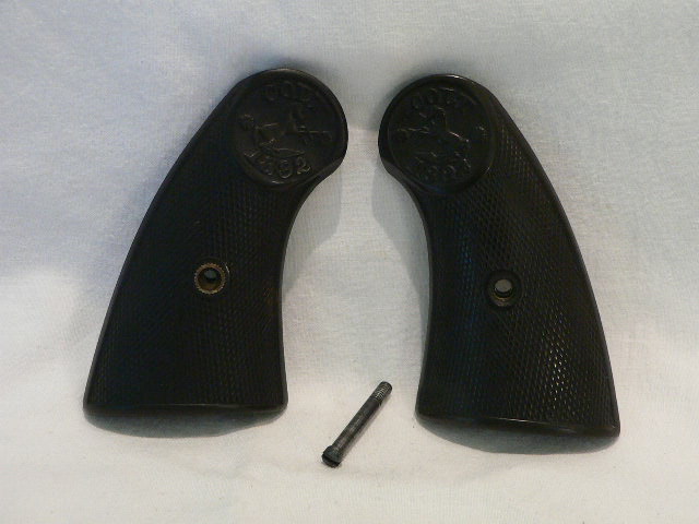 M334 Colt Original New Army 1892 Hard Rubber Grips