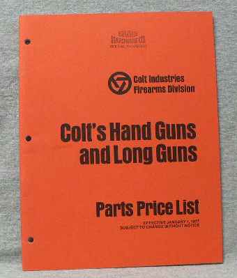 M280 Colt 1977 Parts Catalog